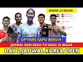 Download Lagu DAY 2! JADWAL 32 BESAR KOREA OPEN 2025 HARI INI #koreaopen2025