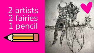 DRAW ALONG In Real Time This ADORABLE Fairy COUPLE 50FunFabFairies 