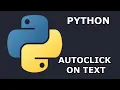 AUTOMATION and AUTOCLICKER with python