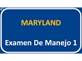 Maryland Driving Test 1