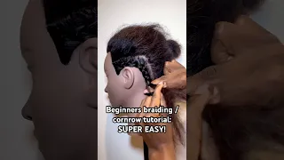 Cornrow braiding tutorial for beginners