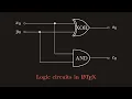 How to draw logic gate circuit diagrams in LaTeX with CircuiTikz