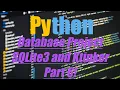 MathPlotLib - Python SQLite3 Database Project with Ktinker GUI Part 6