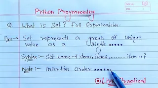 Python Sets Learn Coding