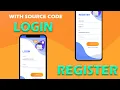 Create Registration Login Page in Android Studio using SQLite Step By Step
