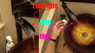 Waterfall Faucet Flow Repair removing restrictor A Do It Yourself DIY project