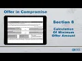 How to Complete Form 433-A OIC - Section 8 Calculation of Minimum Offer Amount