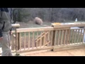 Sliding deck gate