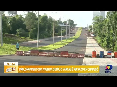 Alterações no trânsito: avenida em Chapecó passa por modificações temporárias