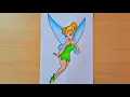 How to Draw Tinkerbell Easy Tinkerbell Drawing Step by Step