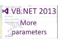 VB NET 2013 Parameters - ByRef vs ByVal Optional and Arrays