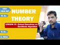 Number Theory Lesson 12 Solved Questions on Euclidean Algorithm
