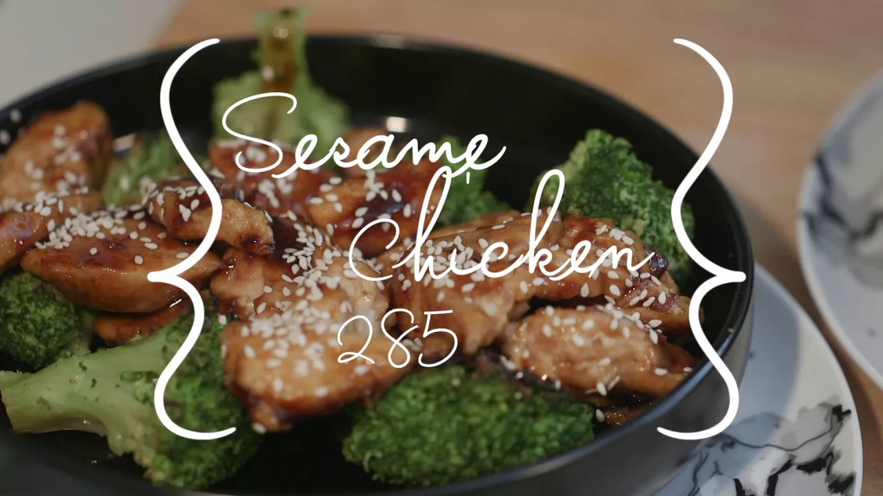 Lighter Sesame Chicken