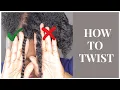 How to Twist Natural Hair Detailed For Beginners ItsAbeeyola