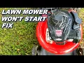 Yard machine lawn mower won t start how I fixed it