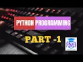 AET College Internship Program - Python Programming Part-1 M-Academy