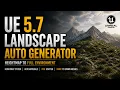Auto Landscape Generator in UE5 7 Heightmap PCG Blueprint Workflow