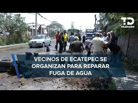 Download MP3 Fuga de agua en Ecatepec: Vecinos toman el control y realizan reparaciones
