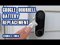 Replacing Google Doorbell Wired Internal Battery
