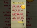 Download Lagu 😌 When I Need You  - Leo Sayer  . Learn English with pop lyrics