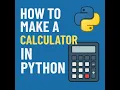 How to make a calculator in Python Urdu