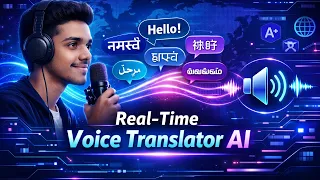 Real-Time Voice Translator using AI Speech Recognition Translation