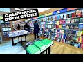 Exploring a Los Angeles Book City Barnes Noble California USA