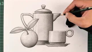 How To Draw Still Life Drawing For Beginners Draw رسم رسم سهل قلم رصاص رسم طبيعة صامتة 