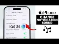 Download Lagu [iOS 26] Hoe u het meldingsgeluid op de iPhone kunt wijzigen - Meldingsinstellingen
