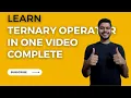 Ternary Operator in PHP in Hindi Urdu 2023