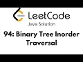 JAVA SOLUTION Binary Tree Inorder Traversal Recursive - LeetCode