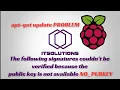 Linux Debian apt get update problem the following signatures couldnt be verified NO PUBKEY - FIX