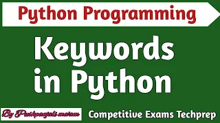 Lec - 1 5 Python Keywords Reserve Words in Python in Hindi