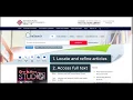 Tutorial - Find Articles in OneSearch