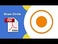 How to draw a circle shape in a pdf document Comment using Adobe Acrobat Pro DC