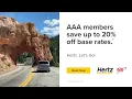 AAA will save you money and add value when renting a car