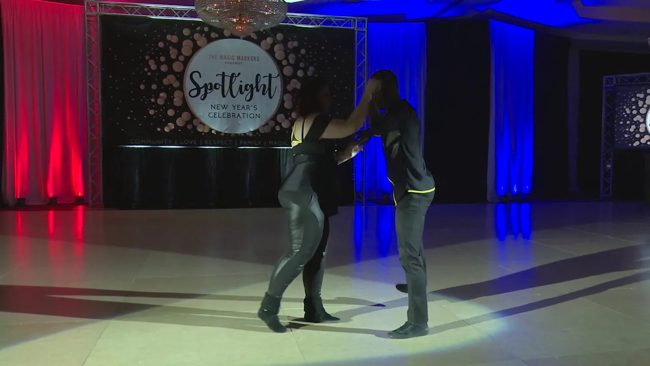 Spotlight New Years Pro Am Open Routine Elena Bogdanel with Eric Byers