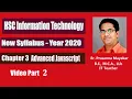 Advanced JavaScript Part 2 HSC IT Chapter 3 Types of scripting