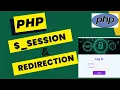 How to use PHP Session and Redirect in Login | #phpcourse | Learn Redirection in #phpscripts