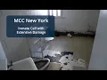 MCC New York Inmate Cell with Extensive Damage