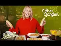 Trying ALL Of The Most Popular Menu Items At Olive Garden Delish