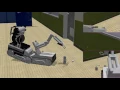 Simulation of INTRA nuclear security robots in Webots