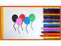 Painting Pages Balloons - Balloons Coloring Pages For Kids