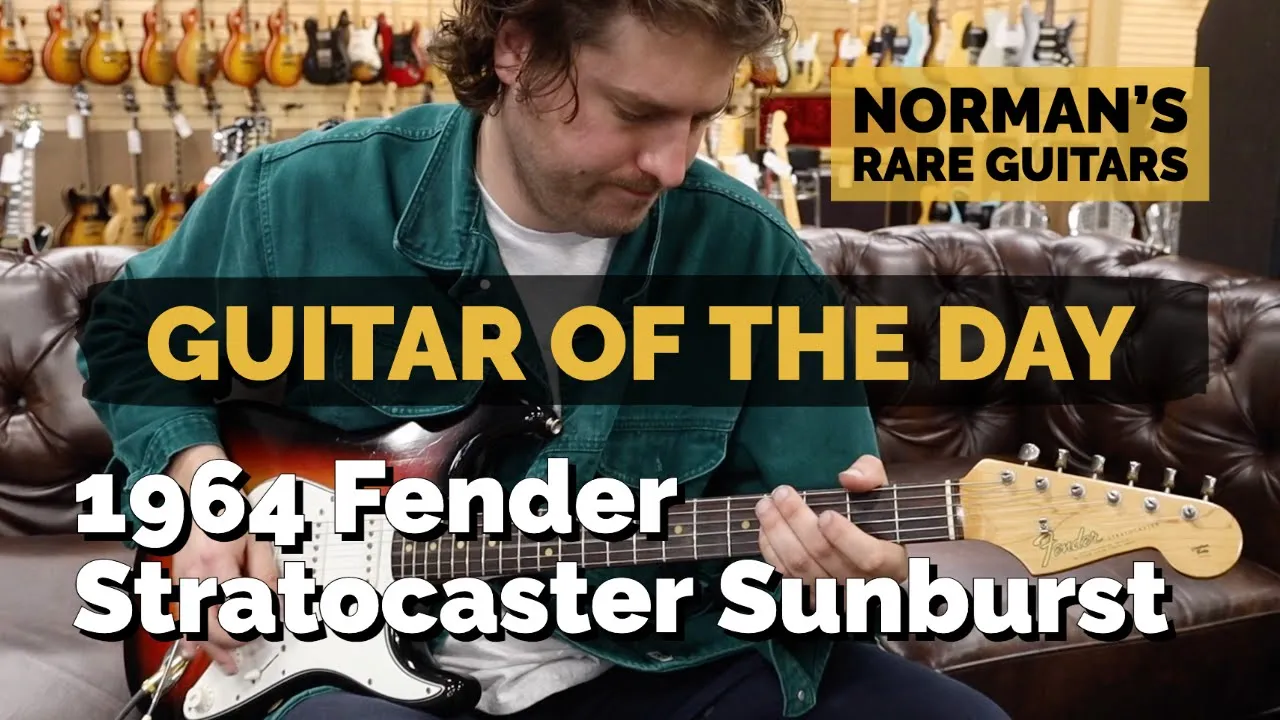 Guitar of the Day: 1964 Fender Stratocaster Sunburst | Norman's Rare Guitars Guitar of the Day: 1964 Fender Stratocaster Sunburst | Norman's Rare Guitars