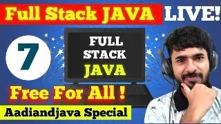 JAVA FULL STACK FREE FOR ALL DAY 7 Operators in JAVA Real Time Examples aadiandjava