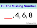 Fill the Missing Number Skip Counting for Kids Kids Math Challenge