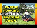Mower Engine Running Rough How I Fixed It Time Saving Advice