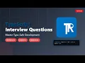 TypeScript Interview Questions 2025 Complete Guide to Type-Safe Development