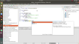 Live session on factory pattern in python