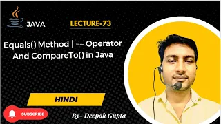 Core Java part73 String equals vs vs compareTo in Java String Comparison with Examples